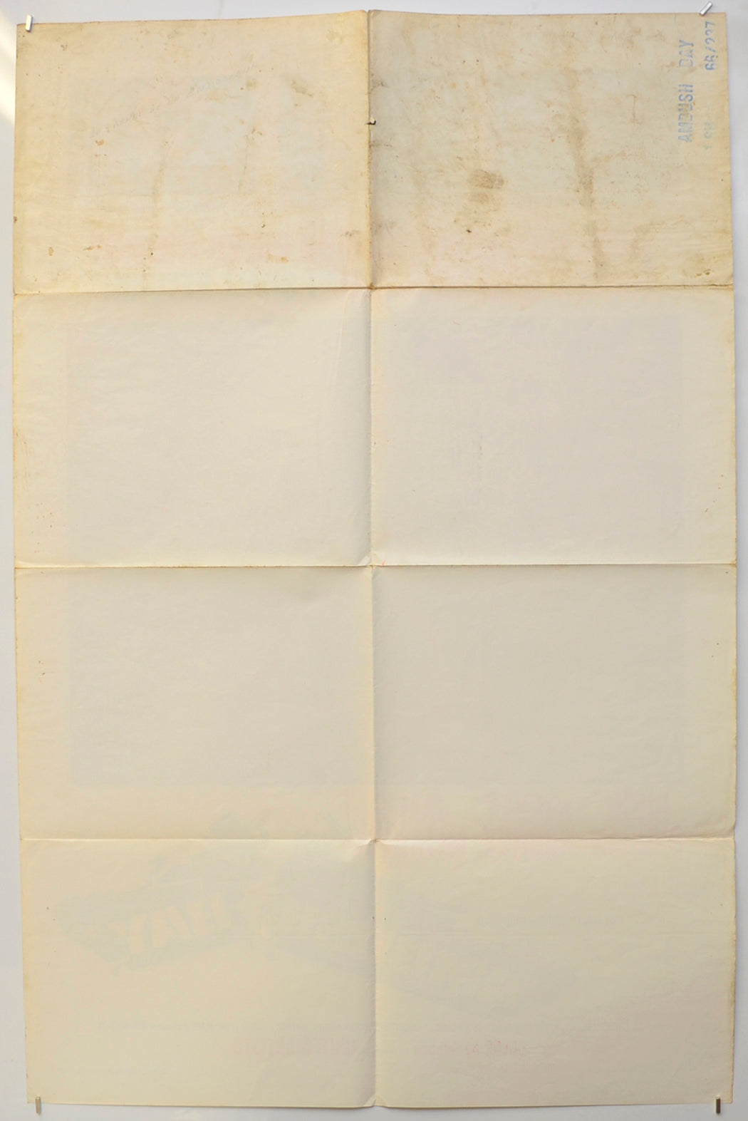 AMBUSH BAY (Back) Cinema One Sheet Movie Poster