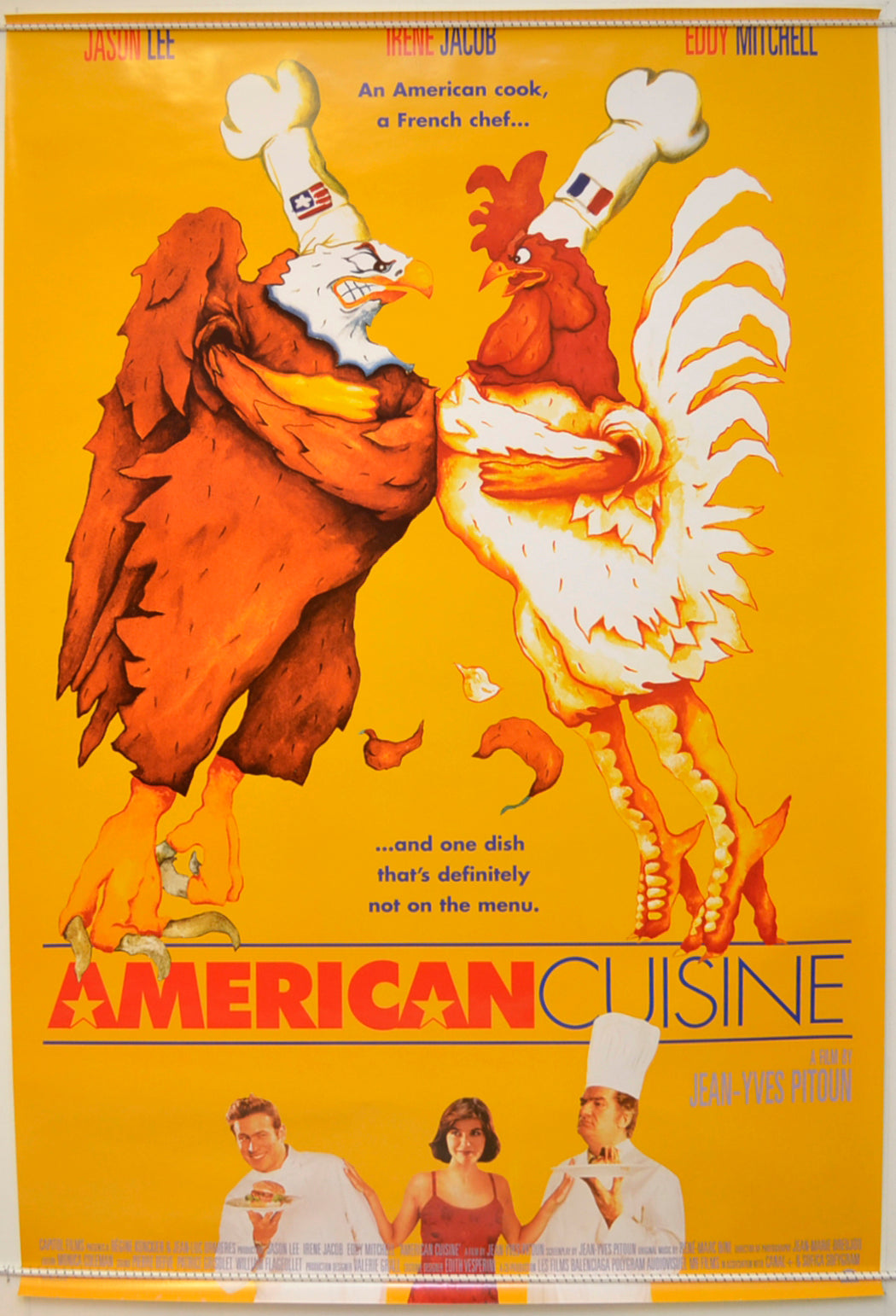American Cuisine (a.k.a. Cuisine américaine) Original One Sheet Poster - Film Poster - Movie Poster