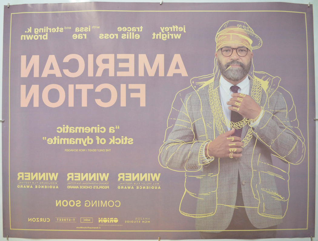 AMERICAN FICTION (Back) Cinema Quad Movie Poster