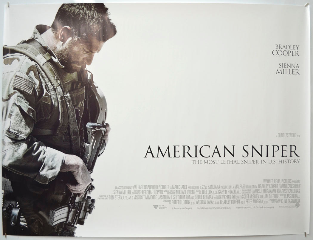 American Sniper Original Quad Poster - Film Poster - Movie Poster