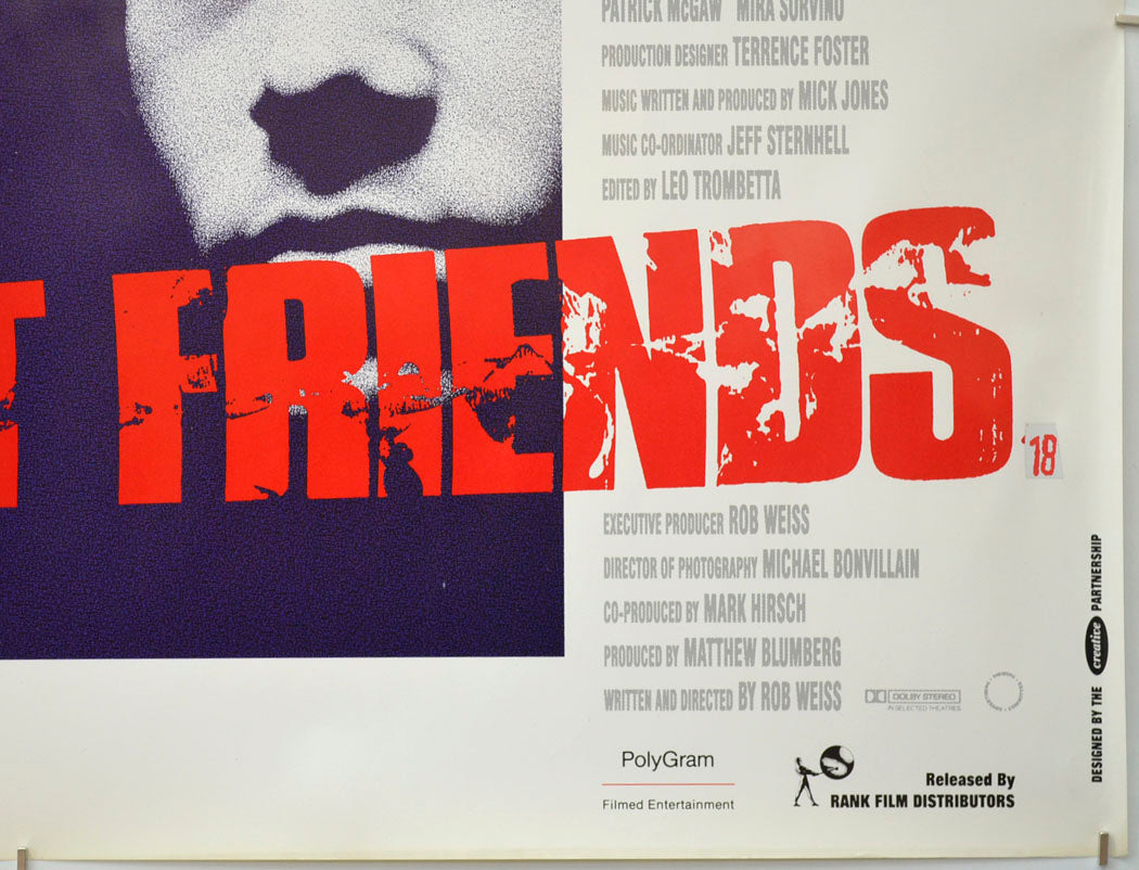 AMONGST FRIENDS (Bottom Right) Cinema Quad Movie Poster