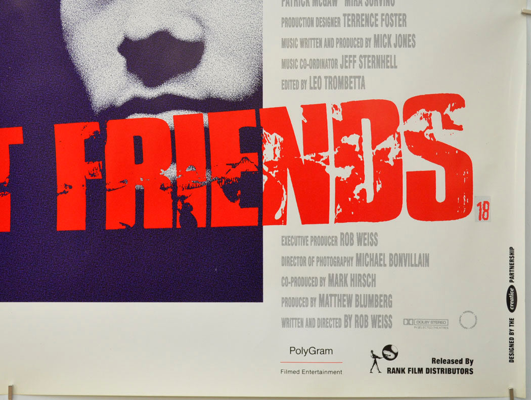 AMONGST FRIENDS (Bottom Right) Cinema Quad Movie Poster