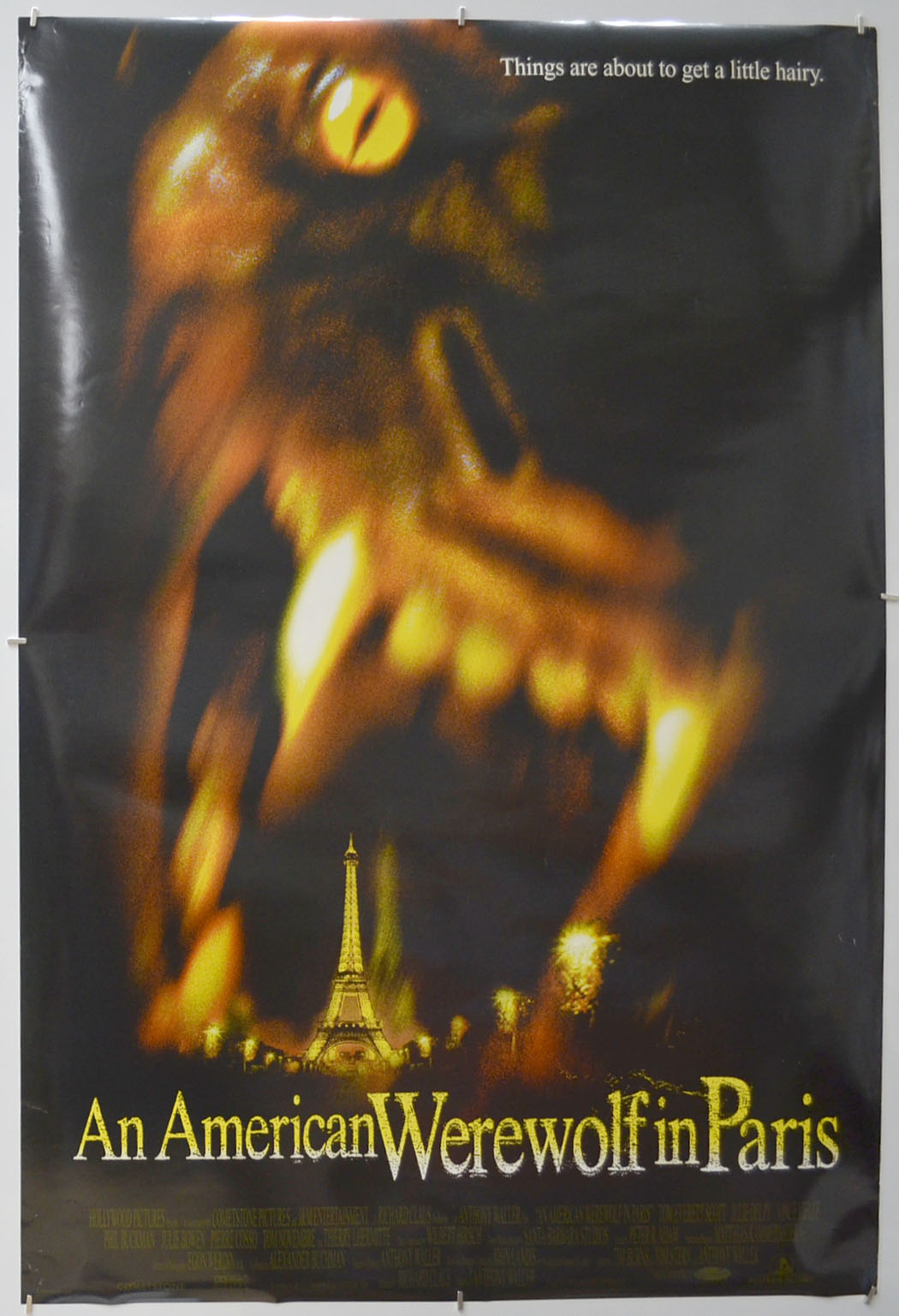 An American Werewolf In Paris Original One Sheet Poster - Film Poster - Movie Poster
