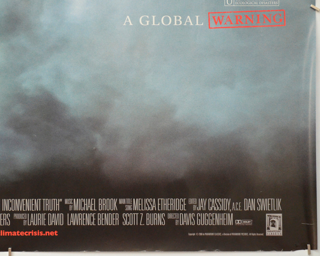 AN INCONVENIENT TRUTH (Bottom Right) Cinema Quad Movie Poster