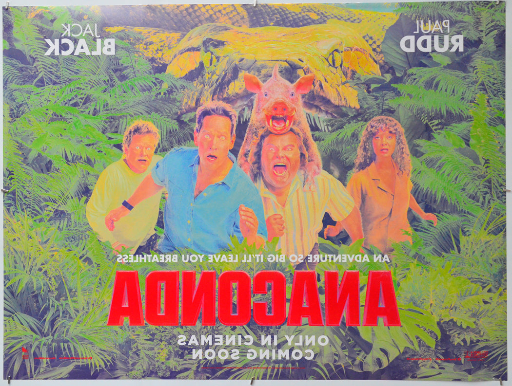 Anaconda (Back) Cinema Quad Movie Poster