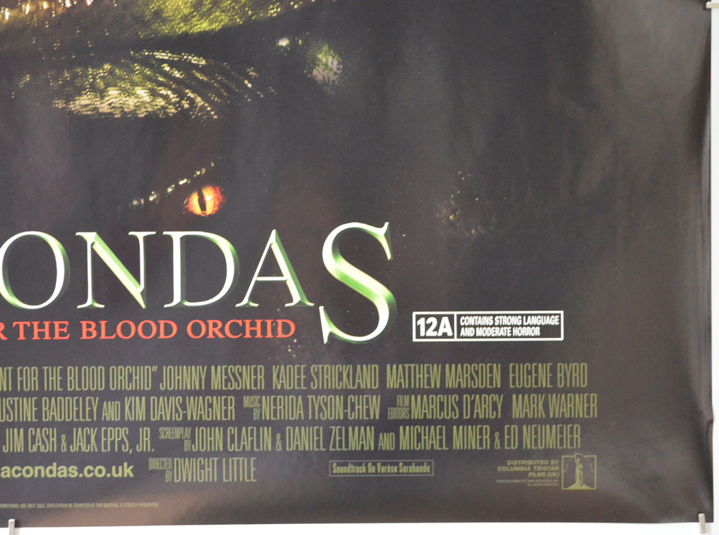 ANACONDAS (Bottom Right) Cinema Quad Movie Poster