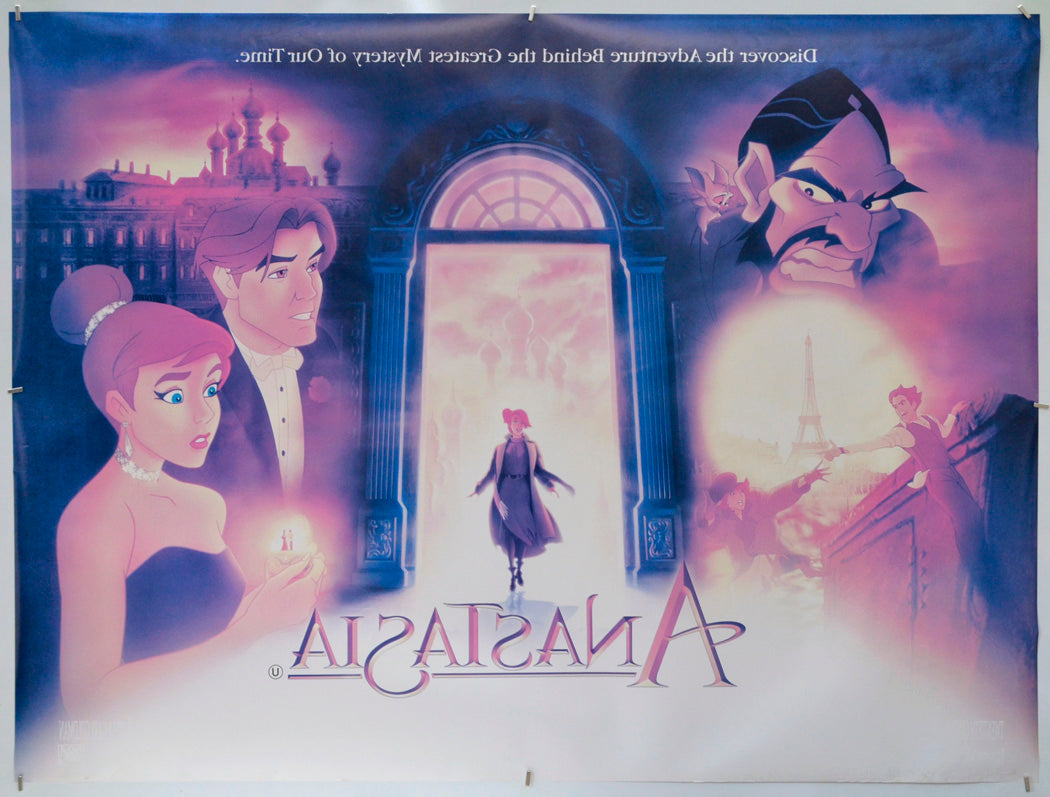 Anastasia (Back) Cinema Quad Movie Poster