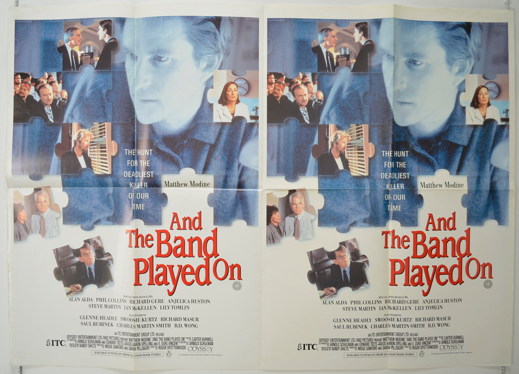 And The Band Played On Original Quad Poster - Film Poster - Movie Poster