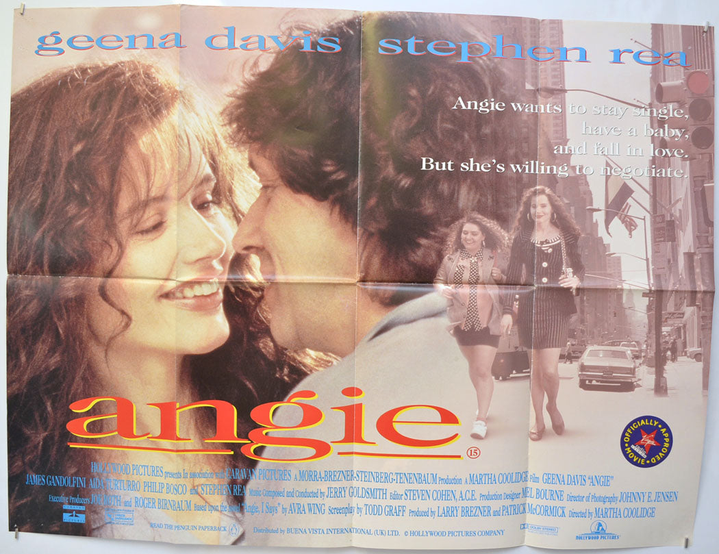 Angie Original Quad Poster - Film Poster - Movie Poster