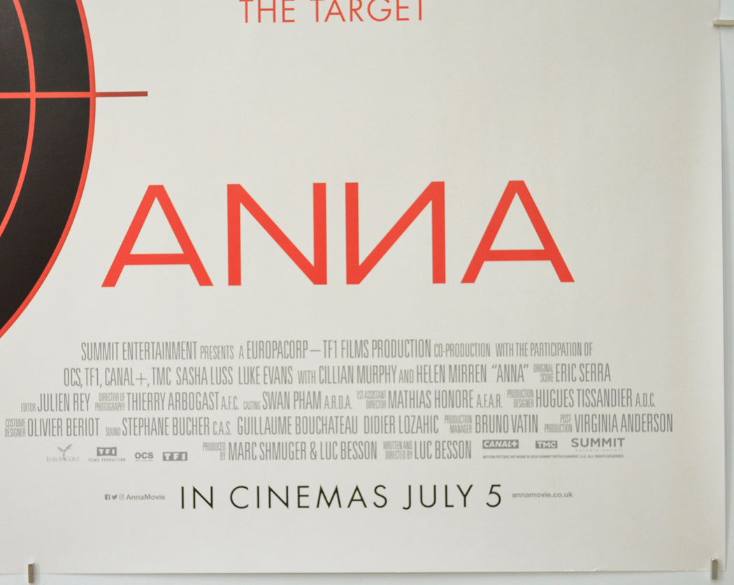 ANNA (Bottom Right) Cinema Quad Movie Poster