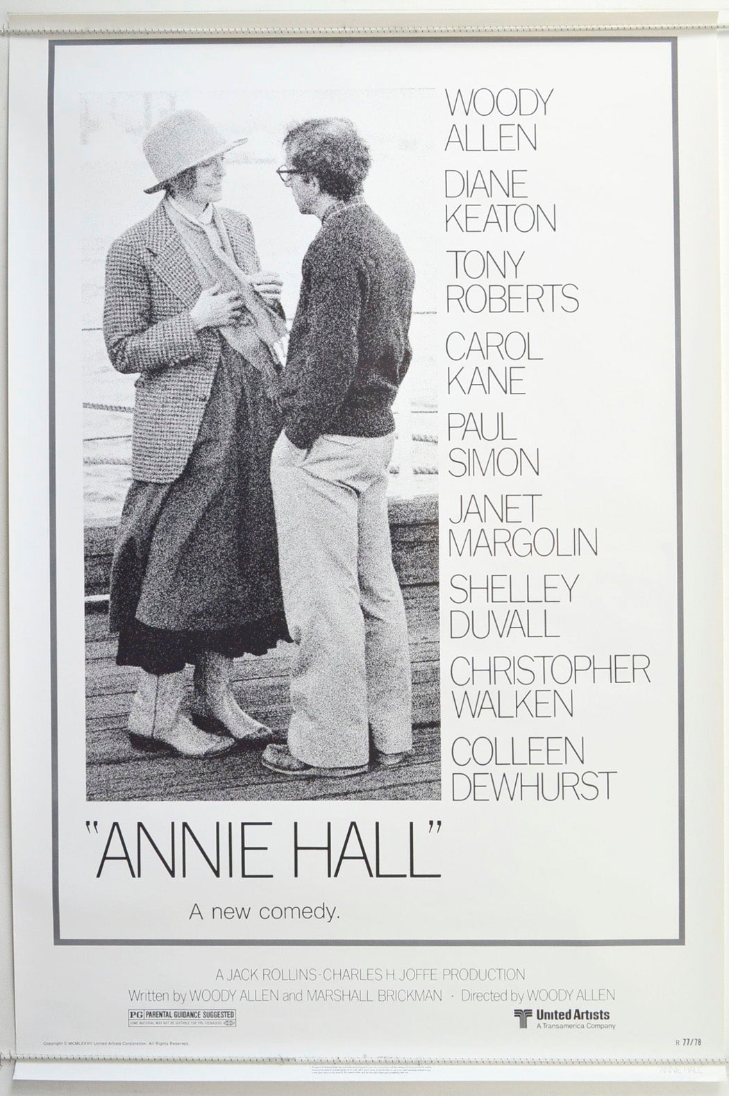 Annie Hall (1977 re-release Poster) Original One Sheet Poster - Movie Poster