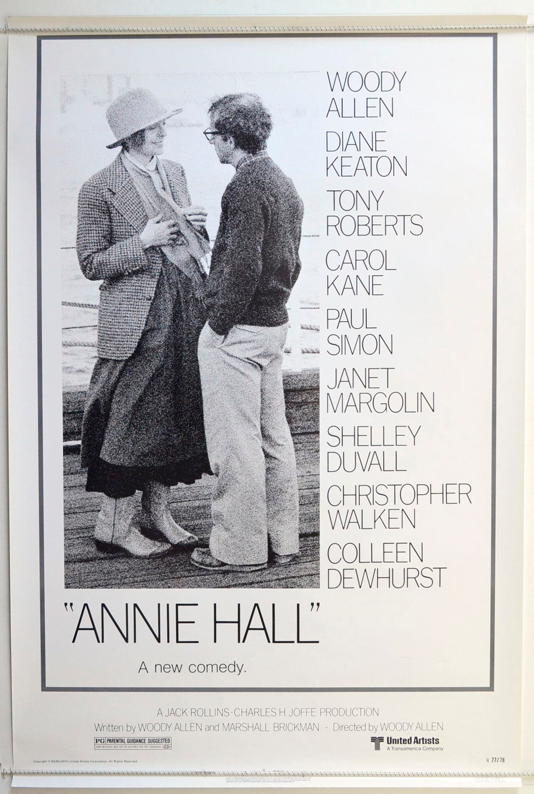 Annie Hall (1977 re-release Poster) Original One Sheet Poster - Movie Poster