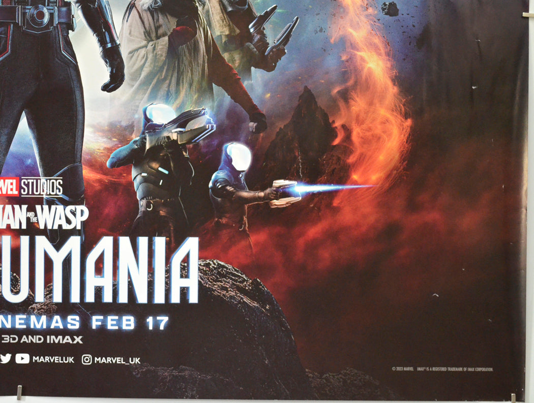 ANT-MAN AND THE WASP QUANTUMANIA (Bottom Right) Cinema Quad Movie Poster