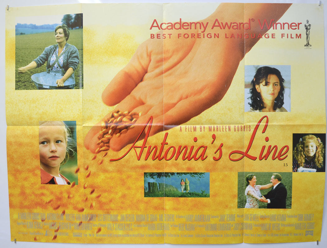 Antonia's Line Original Quad Poster - Film Poster - Movie Poster