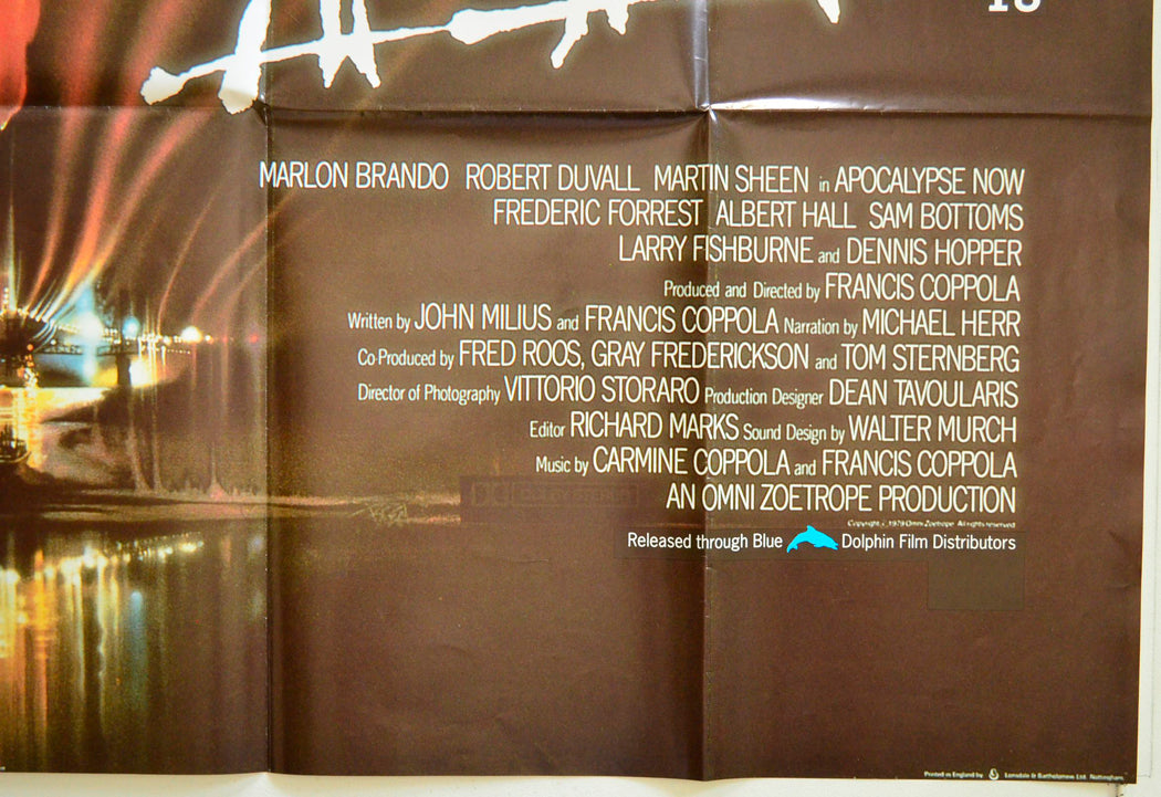 APOCALYPSE NOW (Bottom Right) Cinema Quad Movie Poster