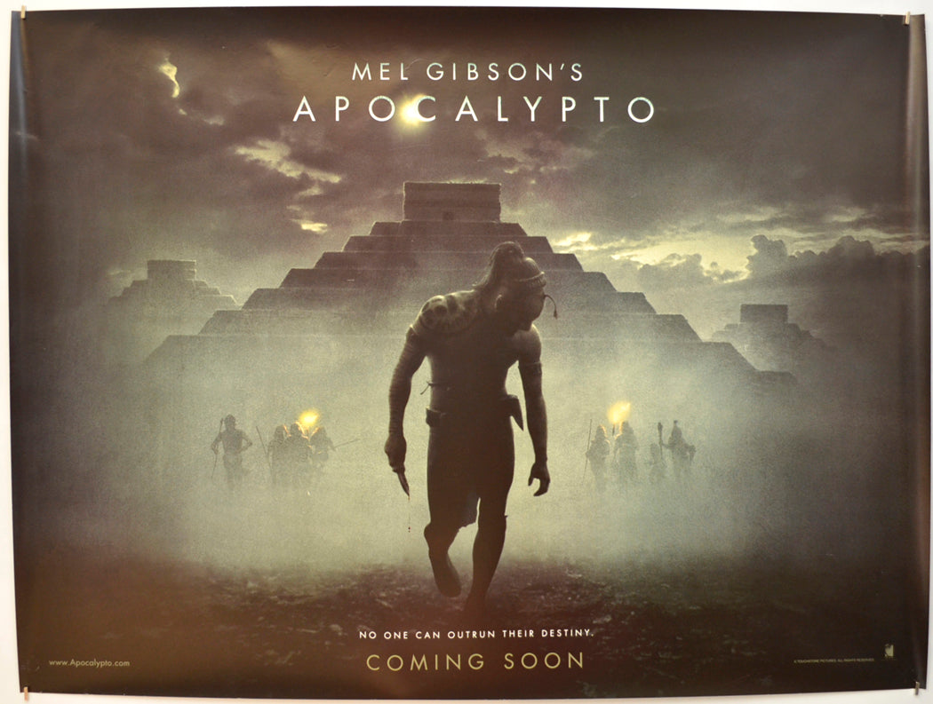 Apocalypto (Teaser / Advance Version) Original Quad Poster - Film Poster - Movie Poster