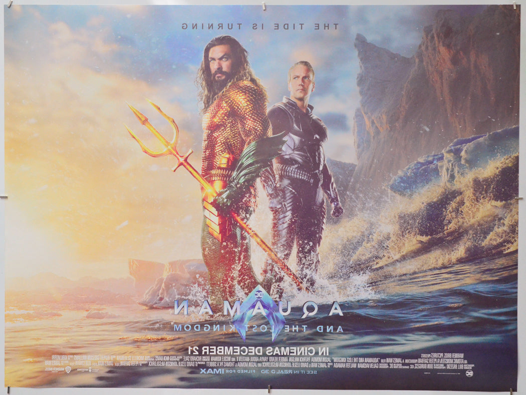 Aquaman And The Lost Kingdom (Back) Cinema Quad Movie Poster