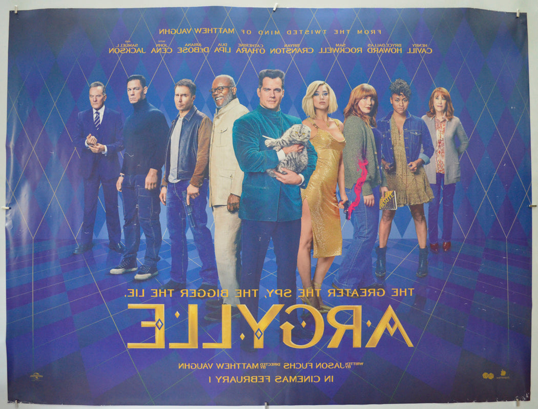 ARGYLLE (Back) Cinema Quad Movie Poster