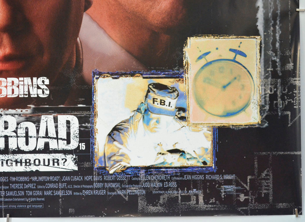 ARLINGTON ROAD (Bottom Right) Cinema Quad Movie Poster