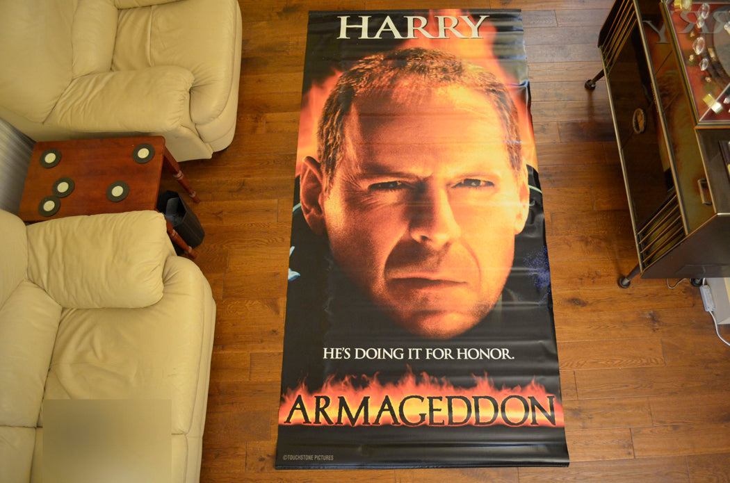 ARMAGEDDON Cinema BANNER – Full Scale Photo