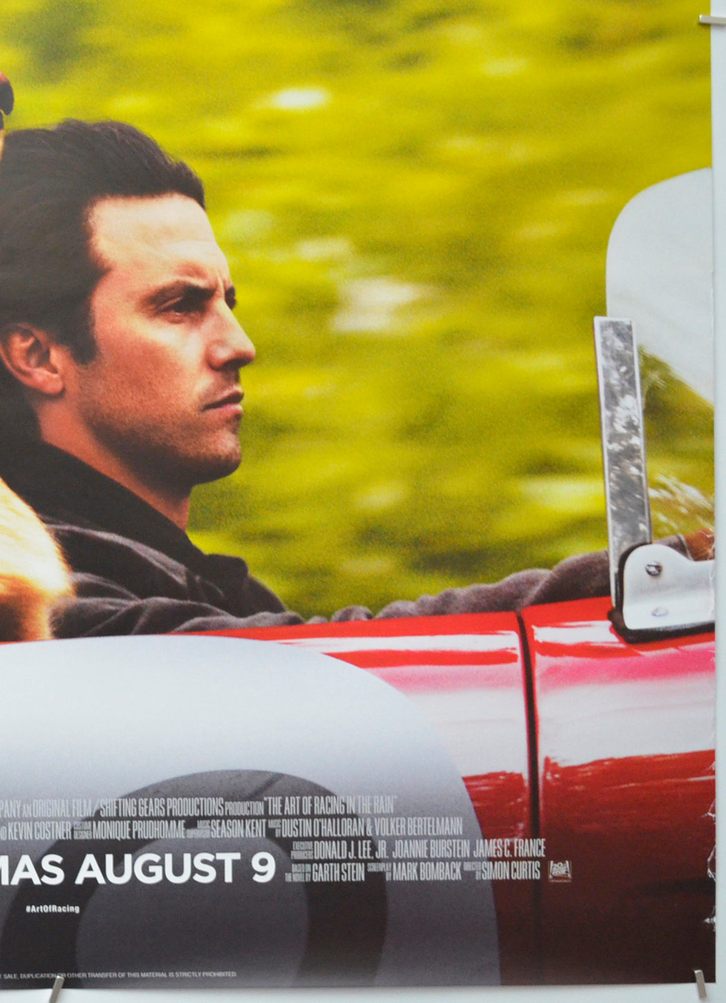 THE ART OF RACING IN THE RAIN (Bottom Right) Cinema One Sheet Movie Poster