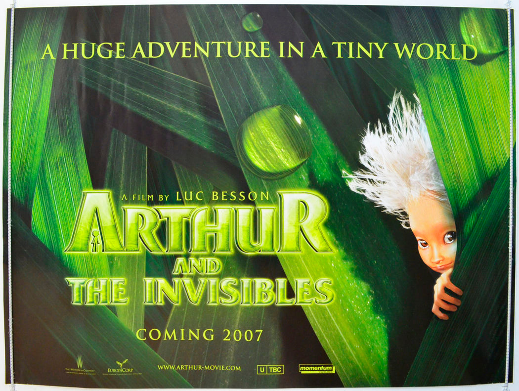 Arthur And The Invisibles (Teaser / Advance Version) Original British Quad Poster - Film Poster - Movie Poster