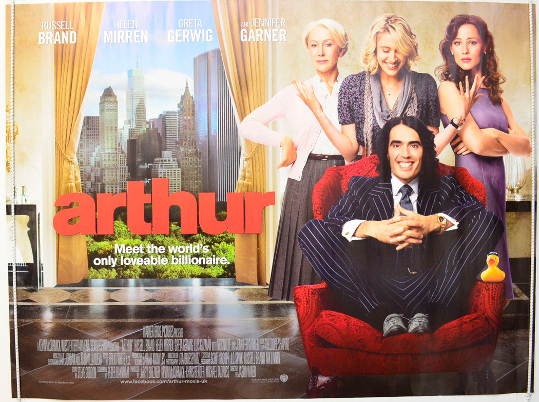 Arthur Original British Quad Poster - Film Poster - Movie Poster