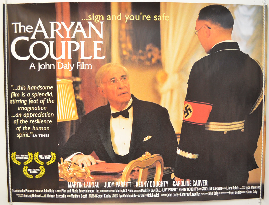 The Aryan Couple Original Quad Poster - Film Poster - Movie Poster