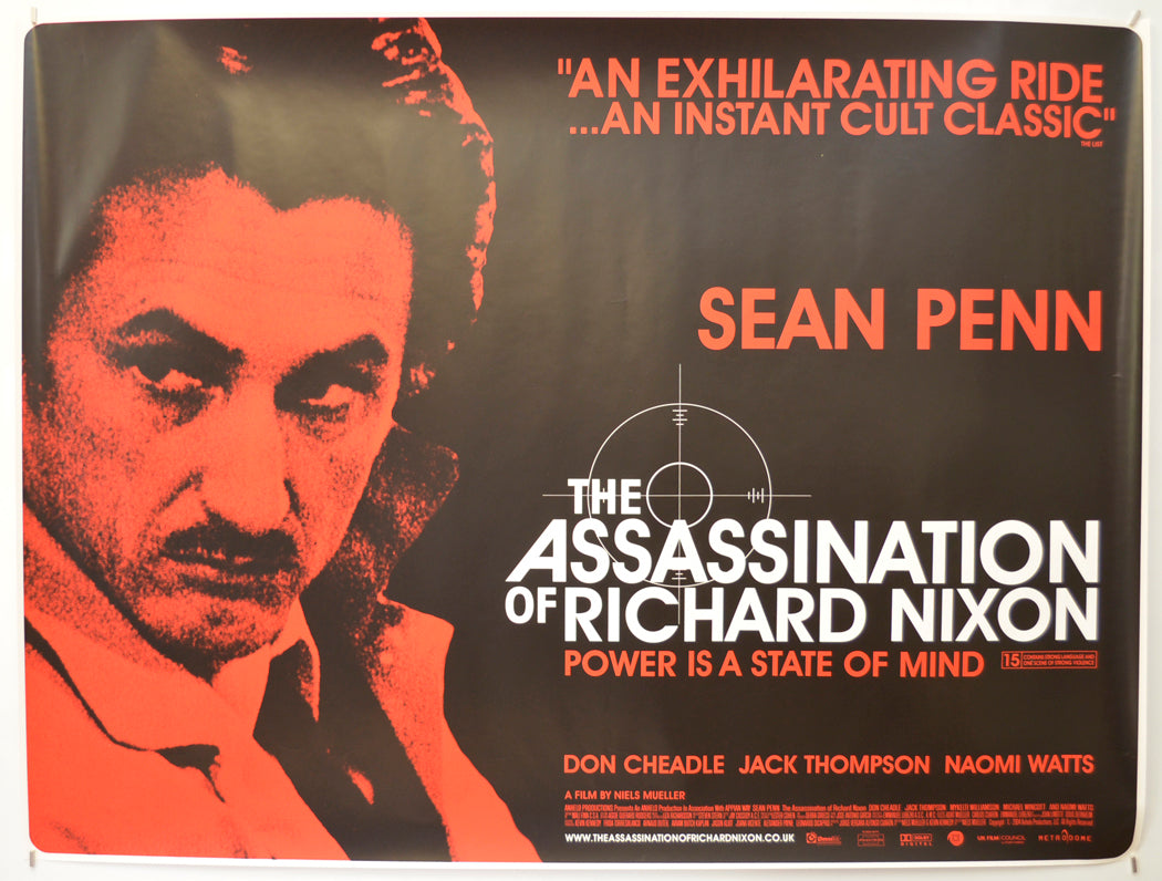 The Assassination Of Richard Nixon Original Quad Poster - Film Poster - Movie Poster