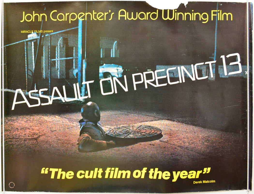 Assault On Precinct 13 Original British Quad Poster - Film Poster - Movie Poster