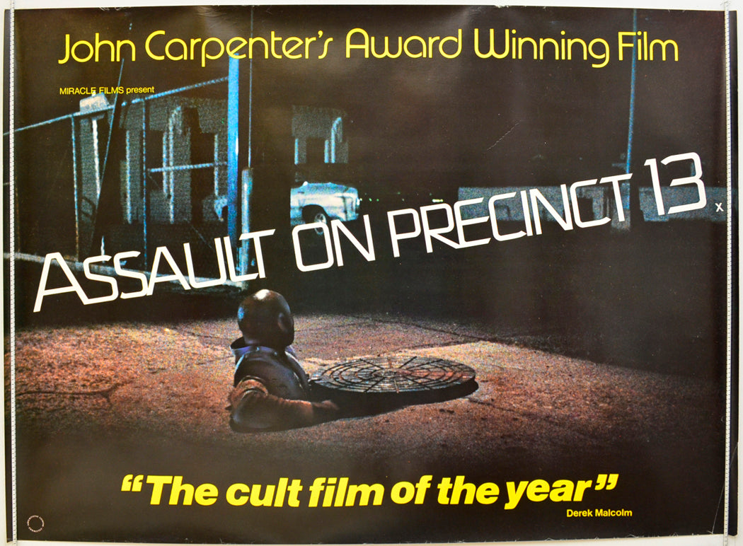 Assault On Precinct 13 Original Quad Poster - Film Poster - Movie Poster