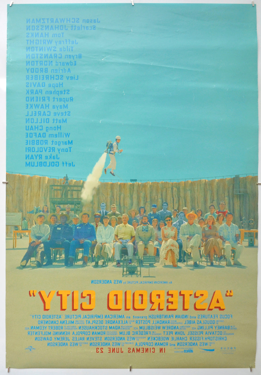 ASTEROID CITY (Back) Cinema One Sheet Movie Poster