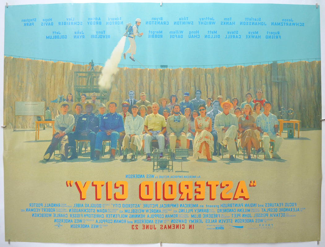 ASTEROID CITY (Back) Cinema Quad Movie Poster