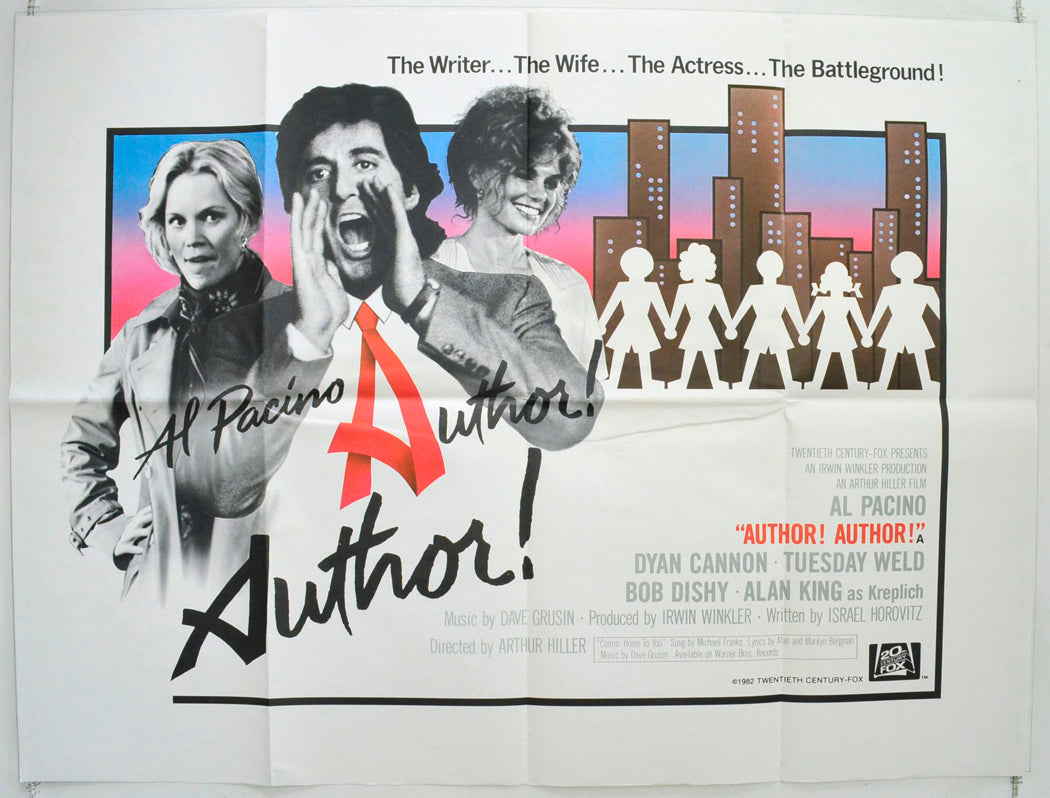 Author! Author! Original British Quad Poster - Film Poster - Movie Poster