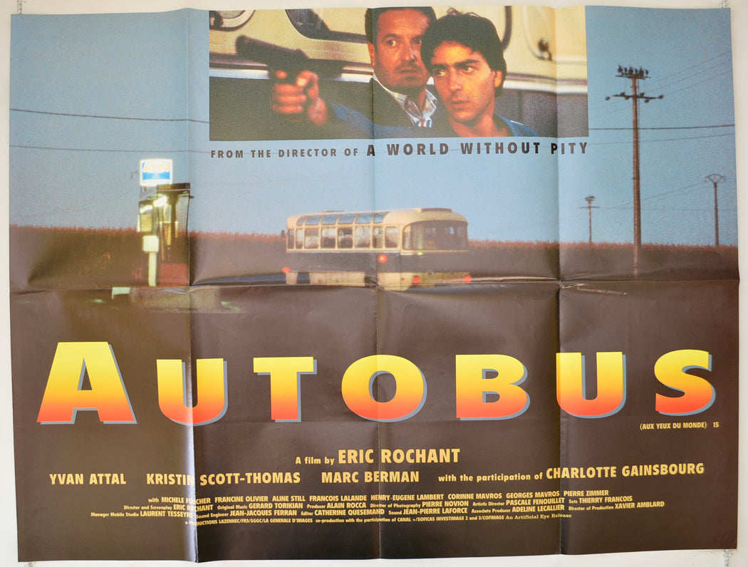 Autobus (a.k.a. Aux yeux du monde) Original Quad Poster - Film Poster - Movie Poster