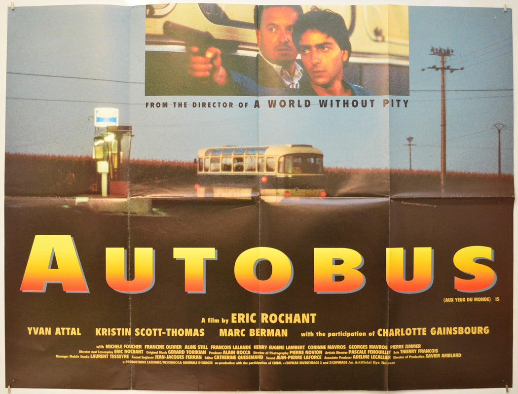 Autobus (a.k.a. Aux yeux du monde) Original Quad Poster - Film Poster - Movie Poster