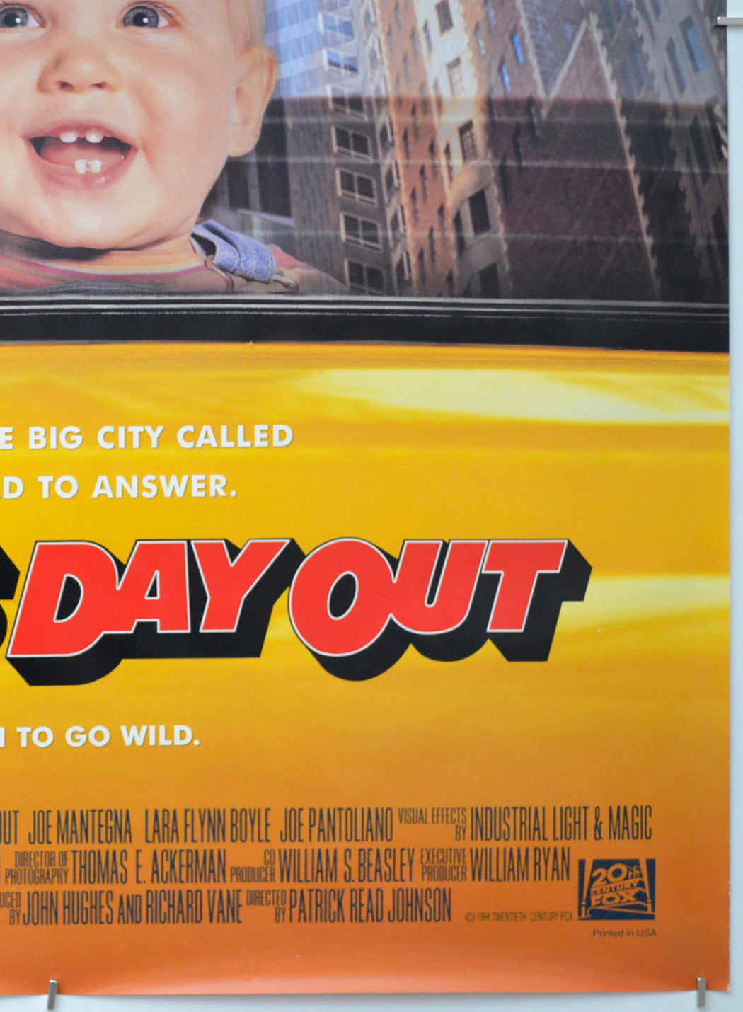 BABY’S DAY OUT (Bottom Right) Cinema One Sheet Movie Poster