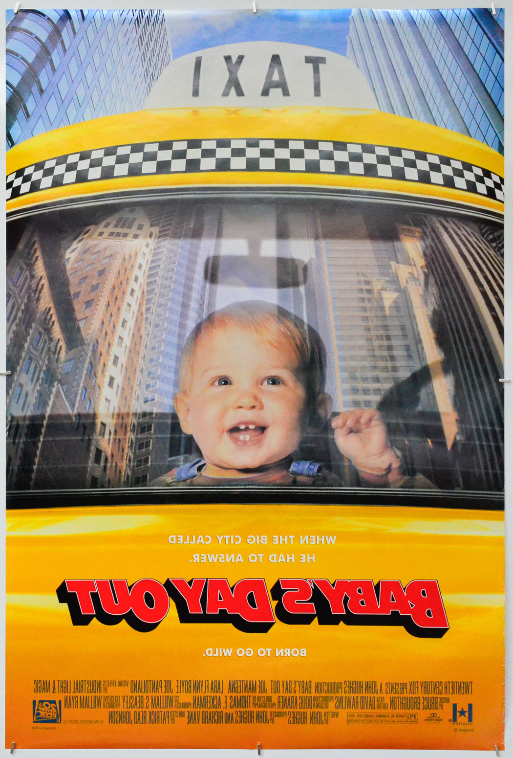 Baby's Day Out (Back) Cinema One Sheet Movie Poster
