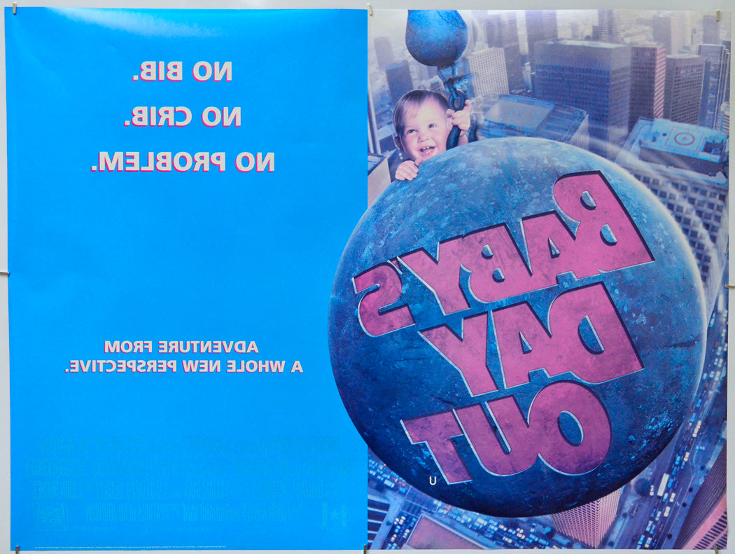 Baby's Day Out (Back) Cinema Quad Movie Poster