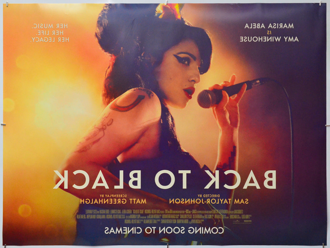 Back to Black (Back) Cinema Quad Movie Poster