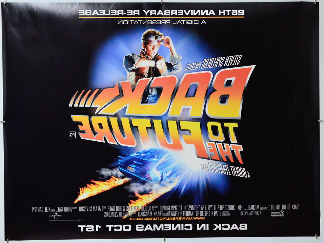 Back To The Future (Back) Cinema Quad Movie Poster