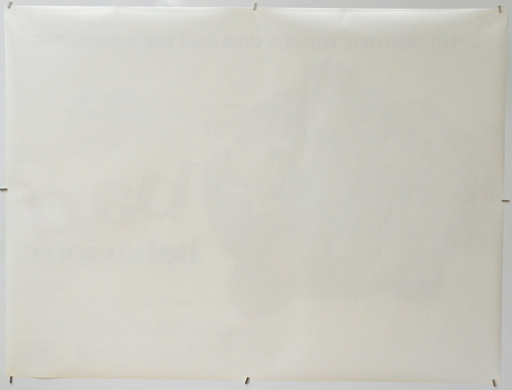 Bad Behaviour (Back) Cinema Quad Movie Poster