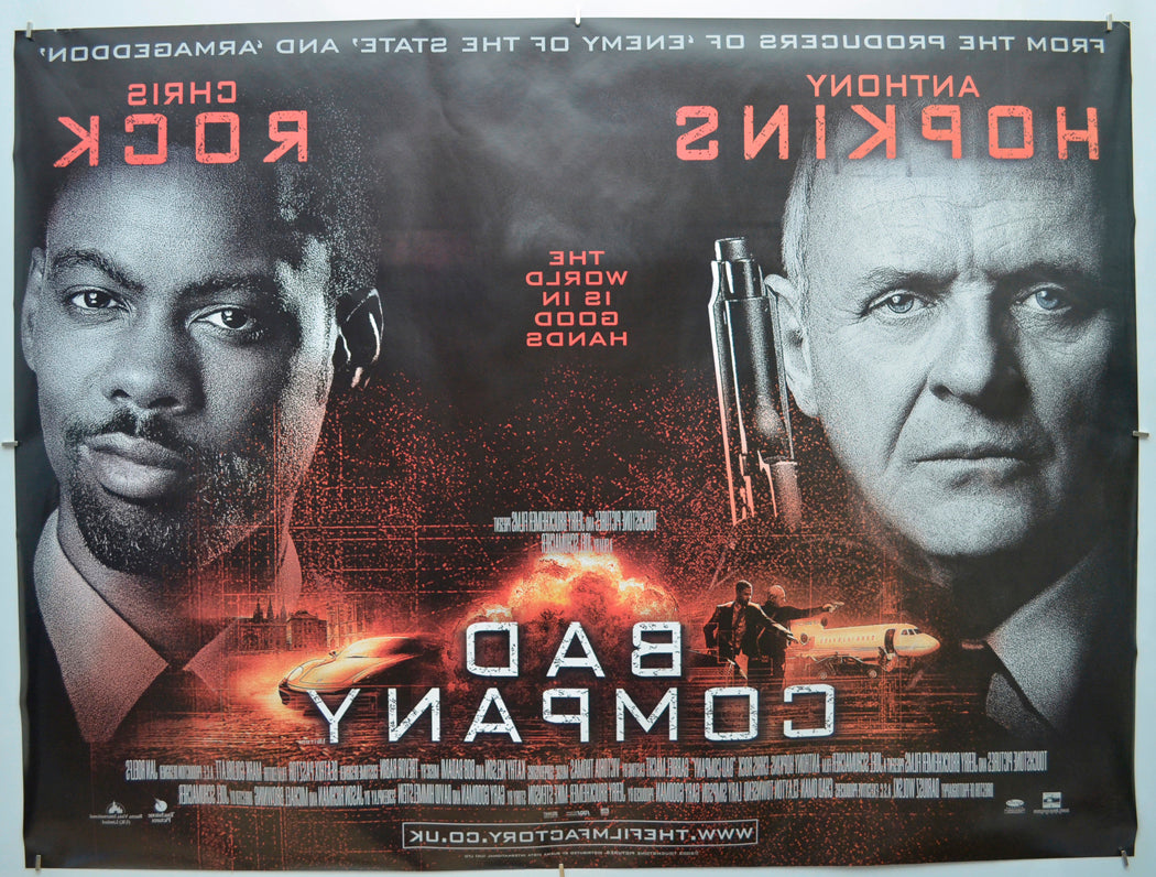 BAD COMPANY (Back) Cinema Quad Movie Poster