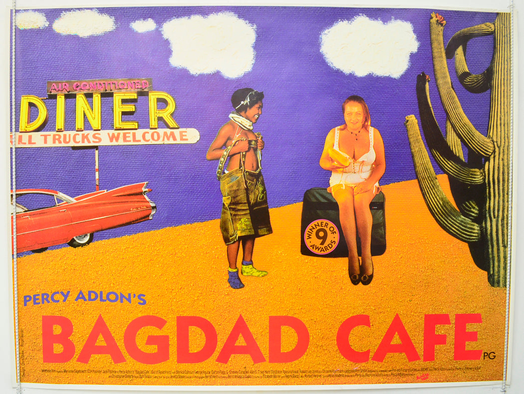 Bagdad Cafe Original British Quad Poster - Film Poster - Movie Poster