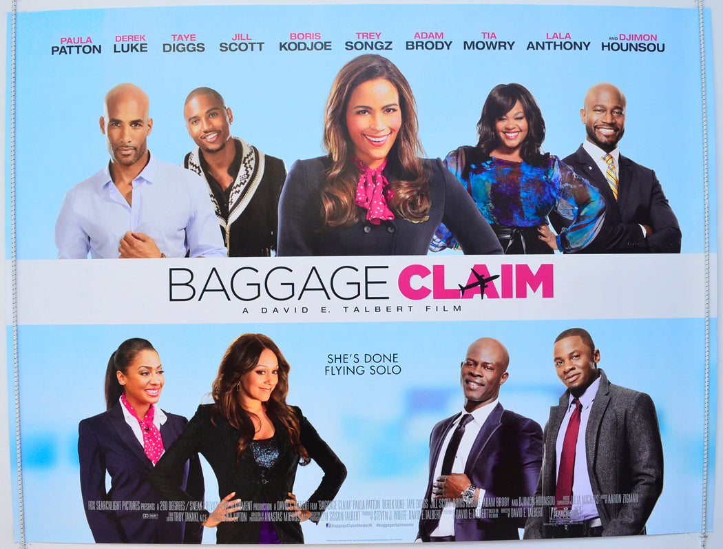 Baggage Claim Original British Quad Poster - Film Poster - Movie Poster