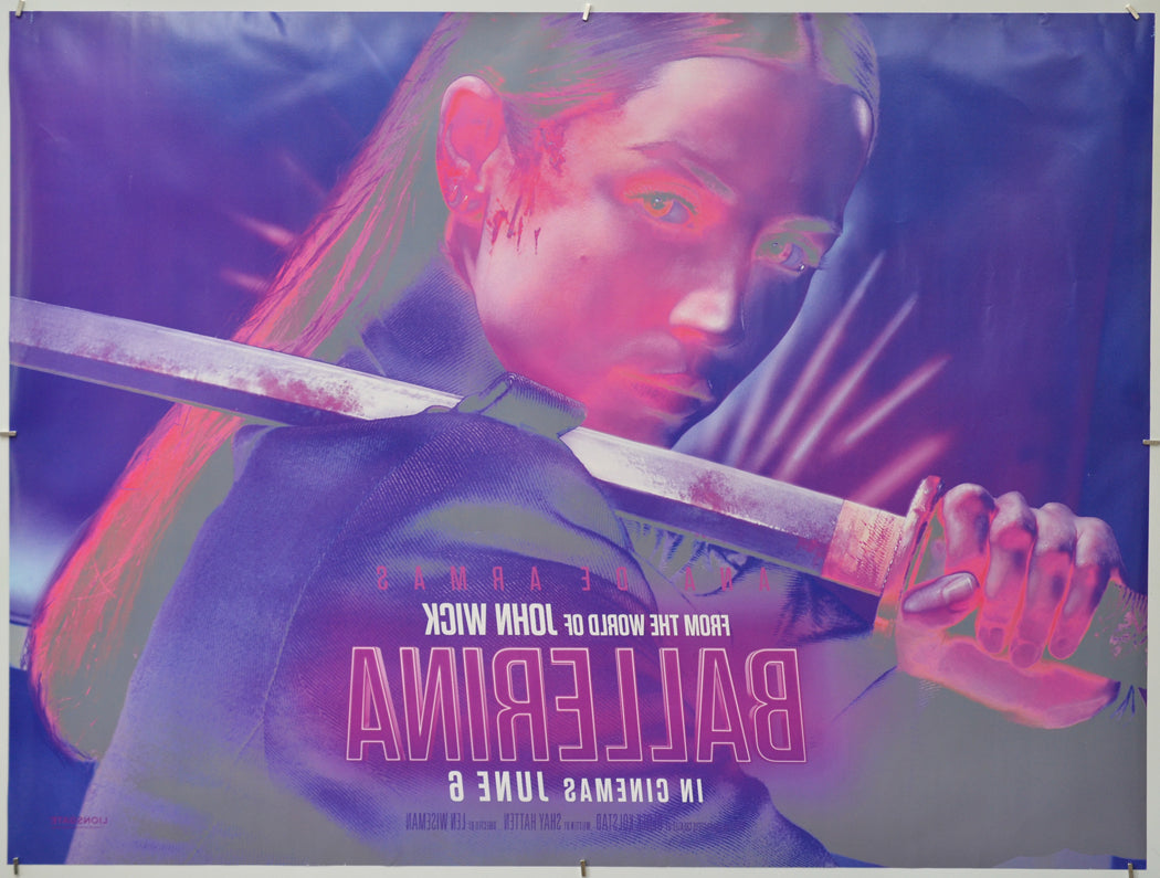 Ballerina (Back) Cinema Quad Movie Poster