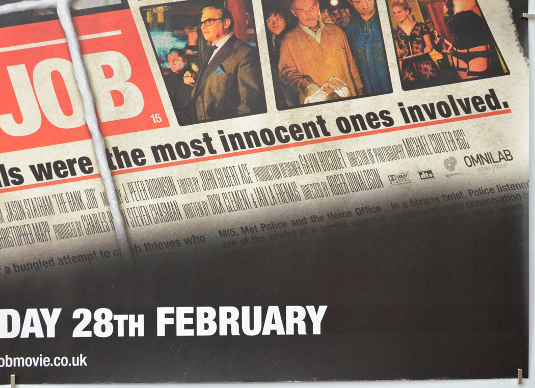 THE BANK JOB (Bottom Right) Cinema Quad Movie Poster