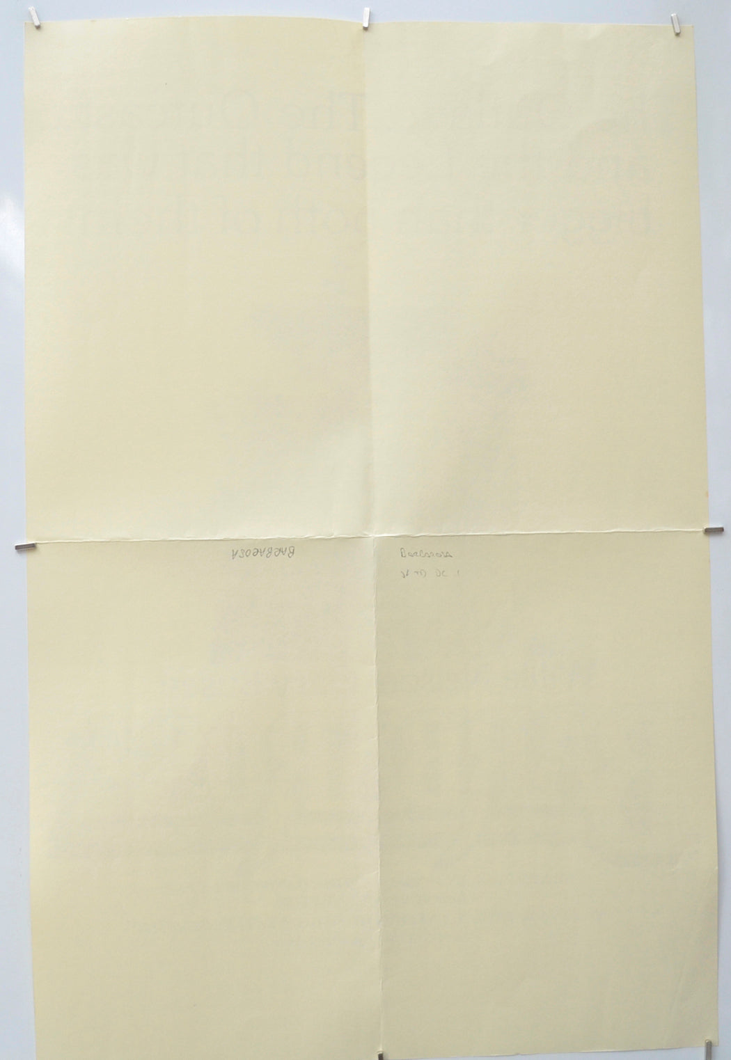 BARBAROSA (Back) Cinema Double Crown Movie Poster