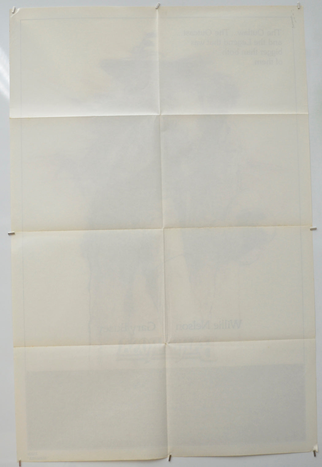 BARBAROSA (Back) Cinema One Sheet Movie Poster