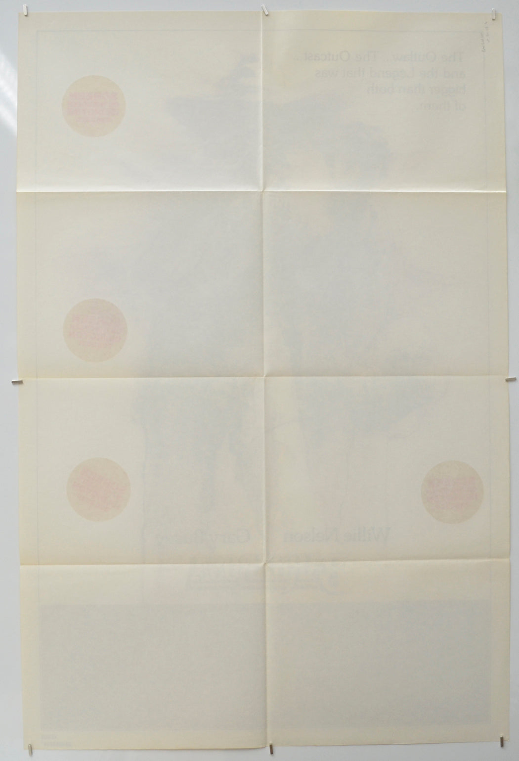 BARBAROSA (Back) Cinema One Sheet Movie Poster